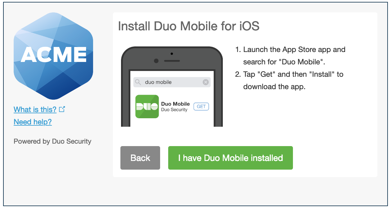mobile duo app