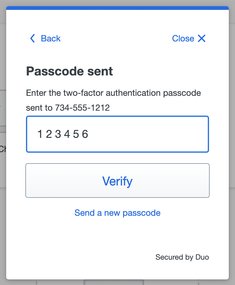 Verify Phone Ownership with a Passcode