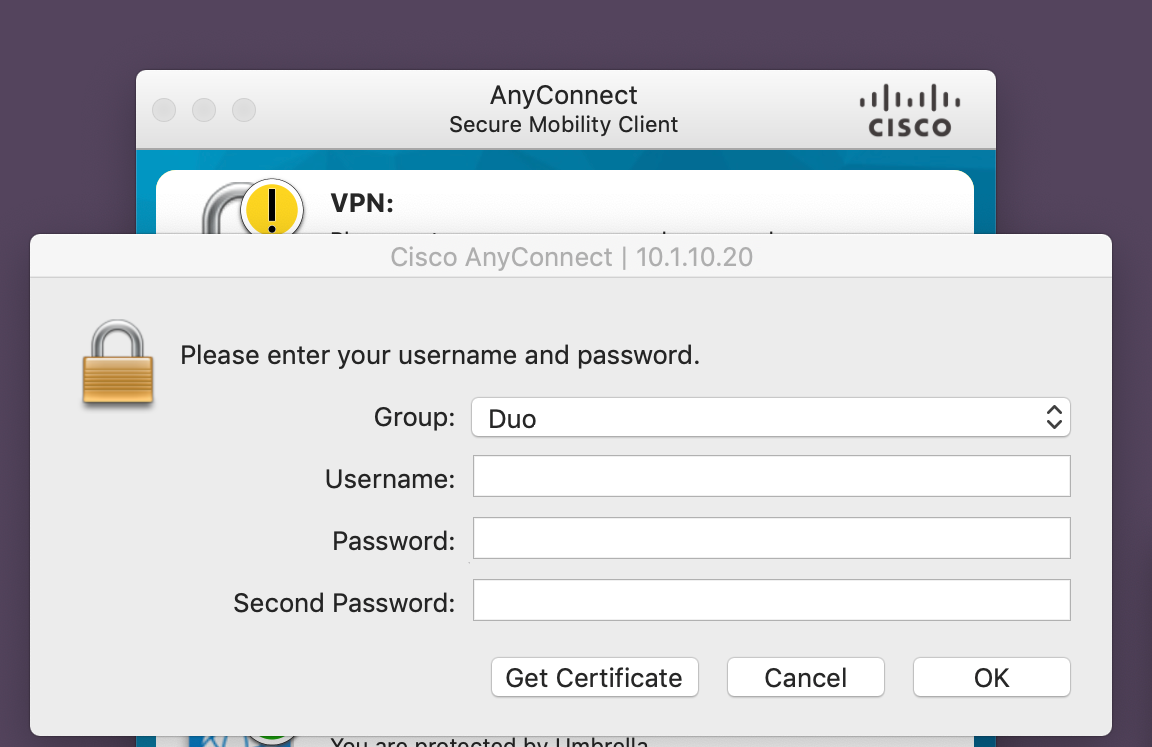 trying to reinstall cisco anyconnect on mac already there