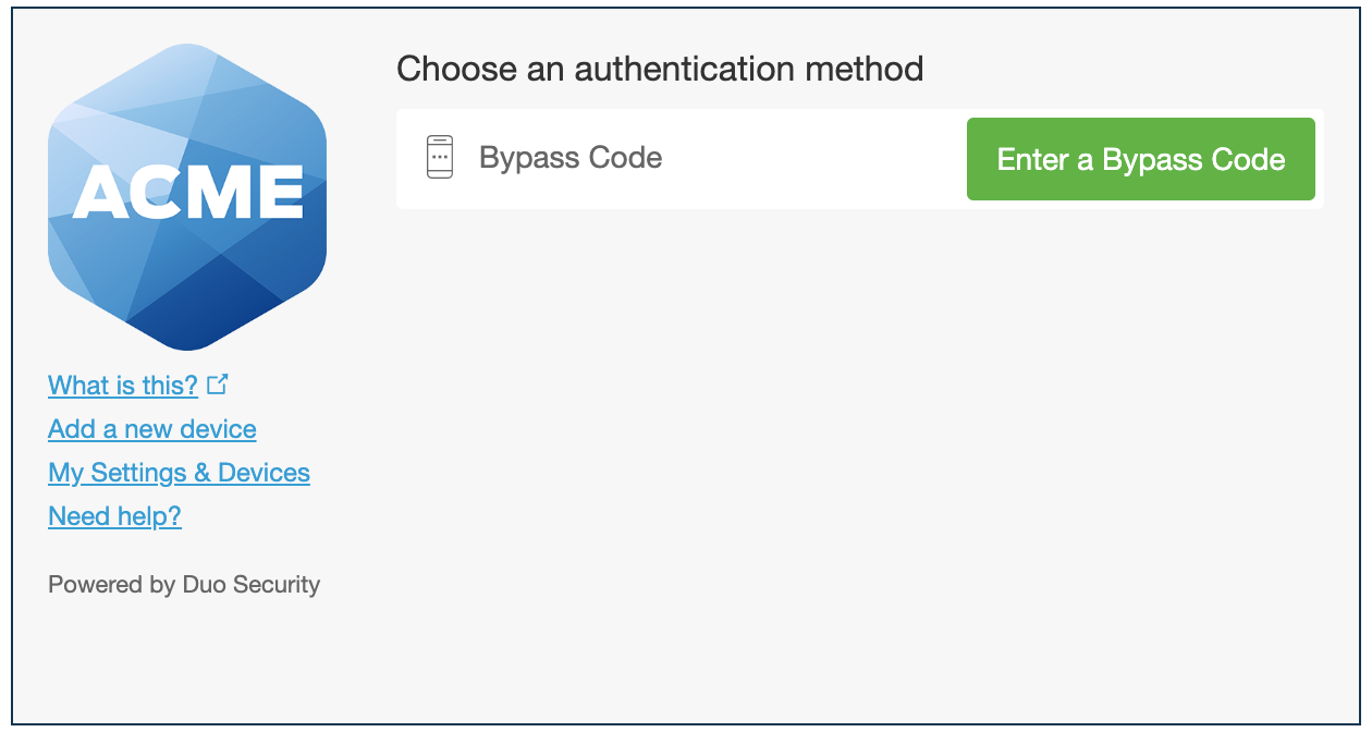 Use a Hardware Token with the Traditional Duo Prompt - Guide to Two-Factor  Authentication · Duo Security