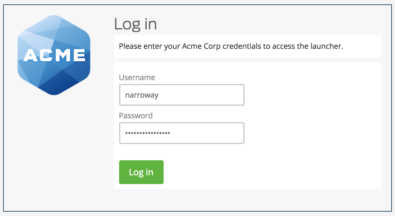 Duo Access Gateway Login