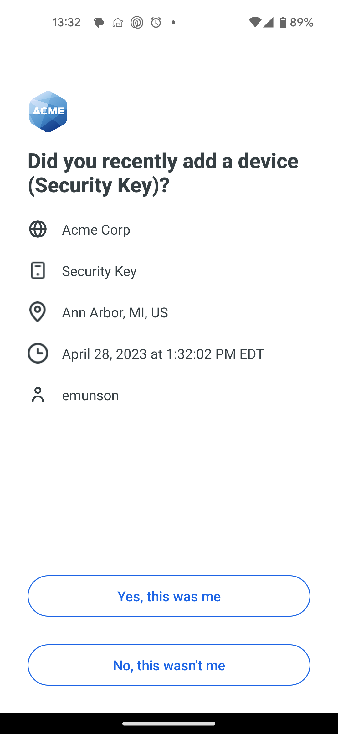 Use a Hardware Token with the Traditional Duo Prompt - Guide to Two-Factor Authentication · Duo Security