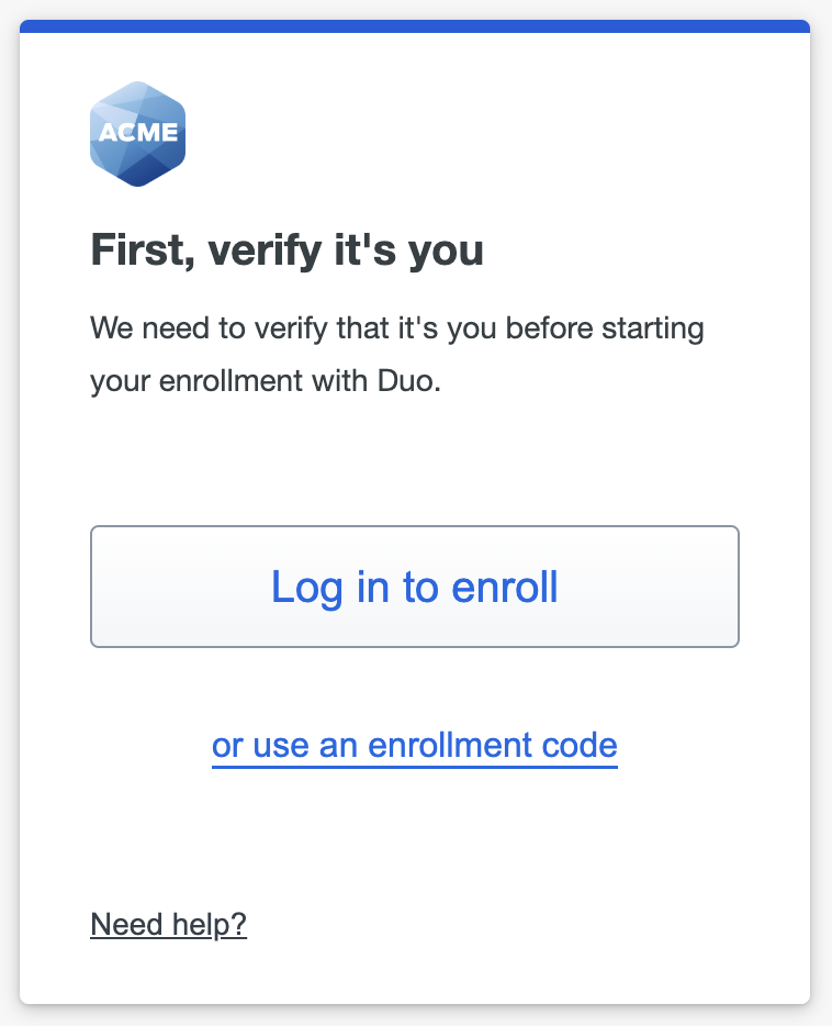 Begin Universal Enrollment