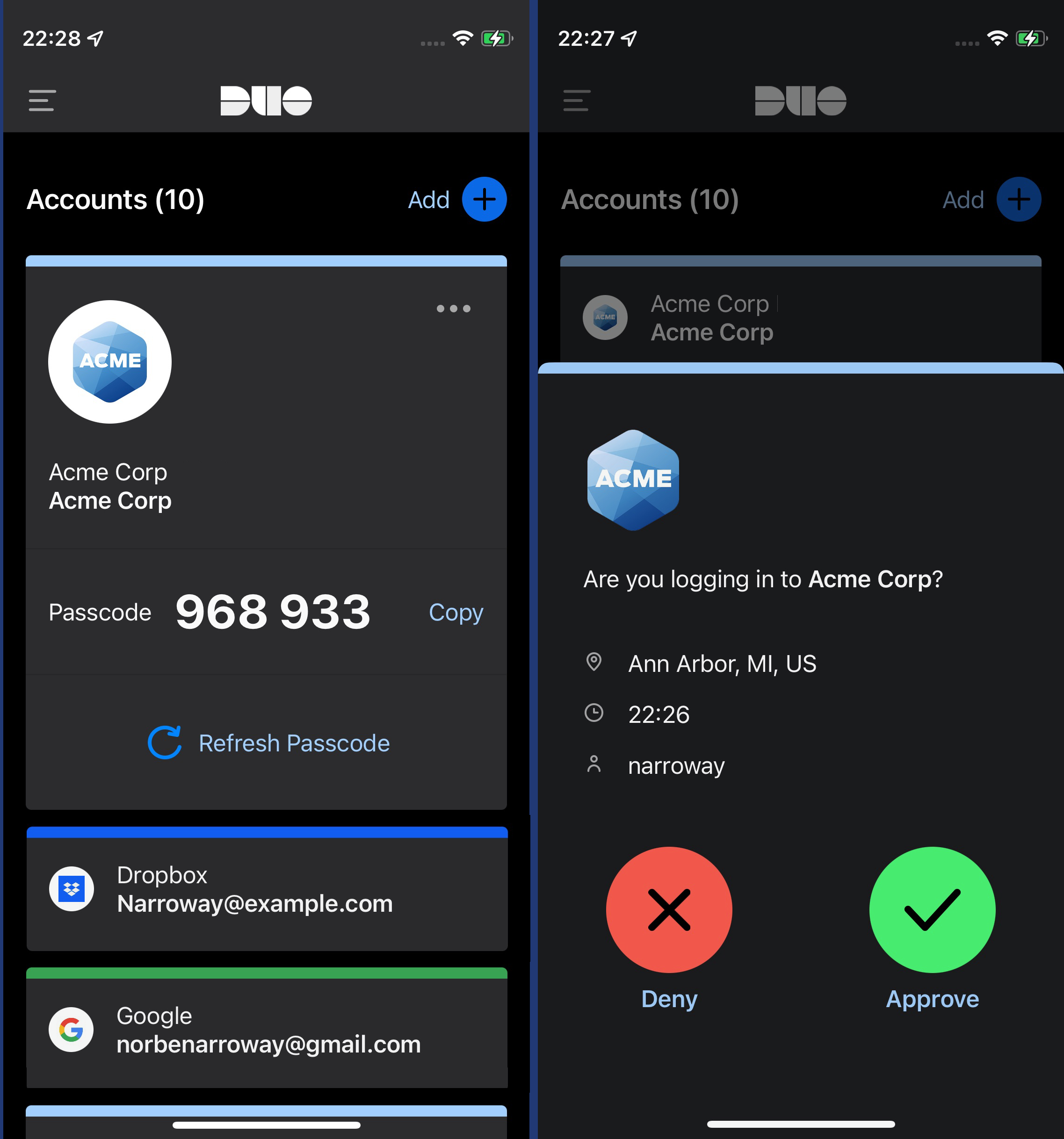 duo mobile security app