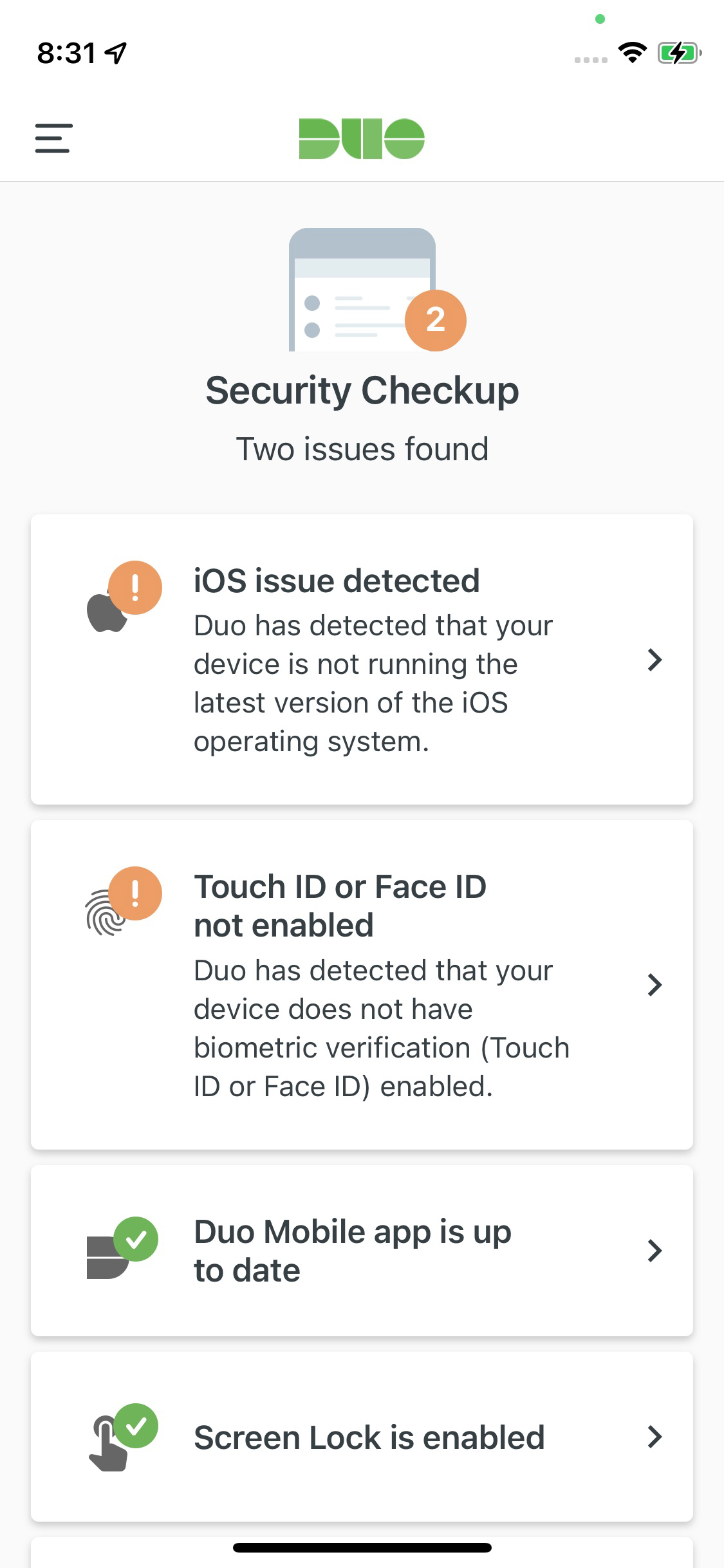 adds support for Touch ID, introduces new 'One Time Password