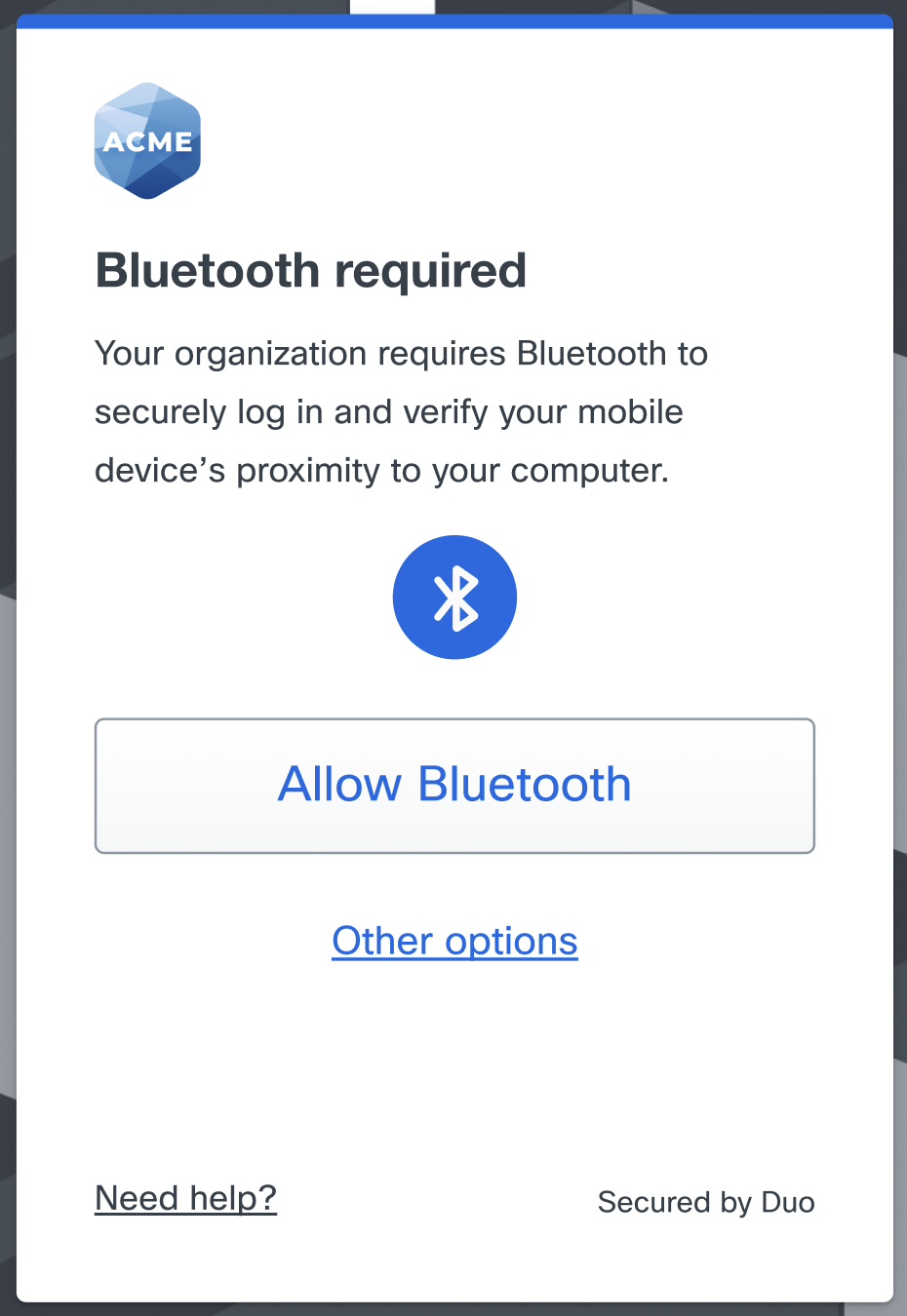 macOS Allow Bluetooth Permission