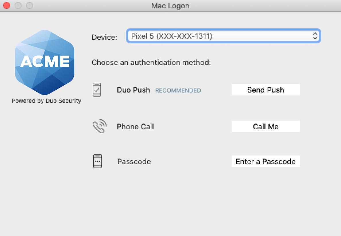 disable notifications for two factor authentication in os x