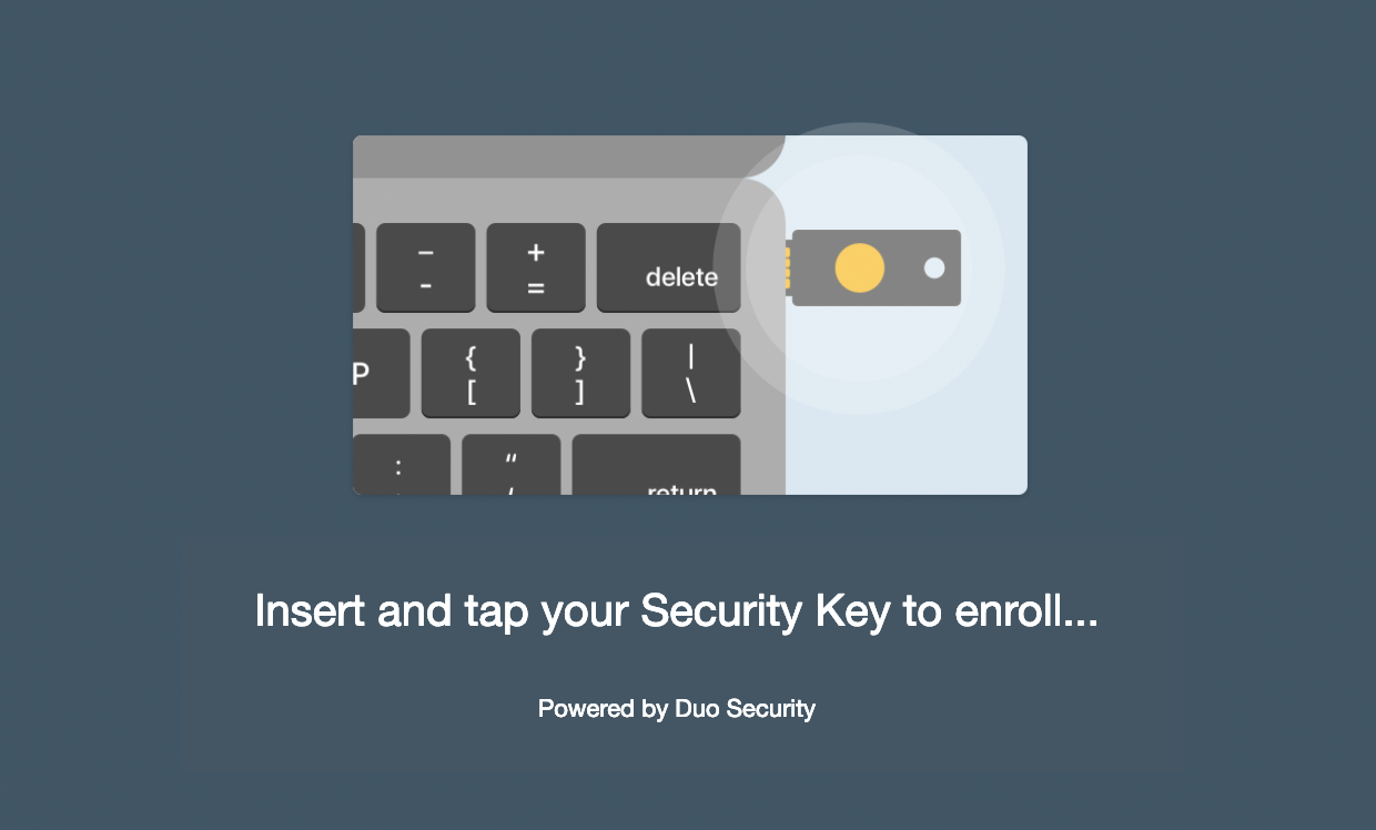 Use Security Keys with the Traditional Duo Prompt - Guide to Two-Factor ...