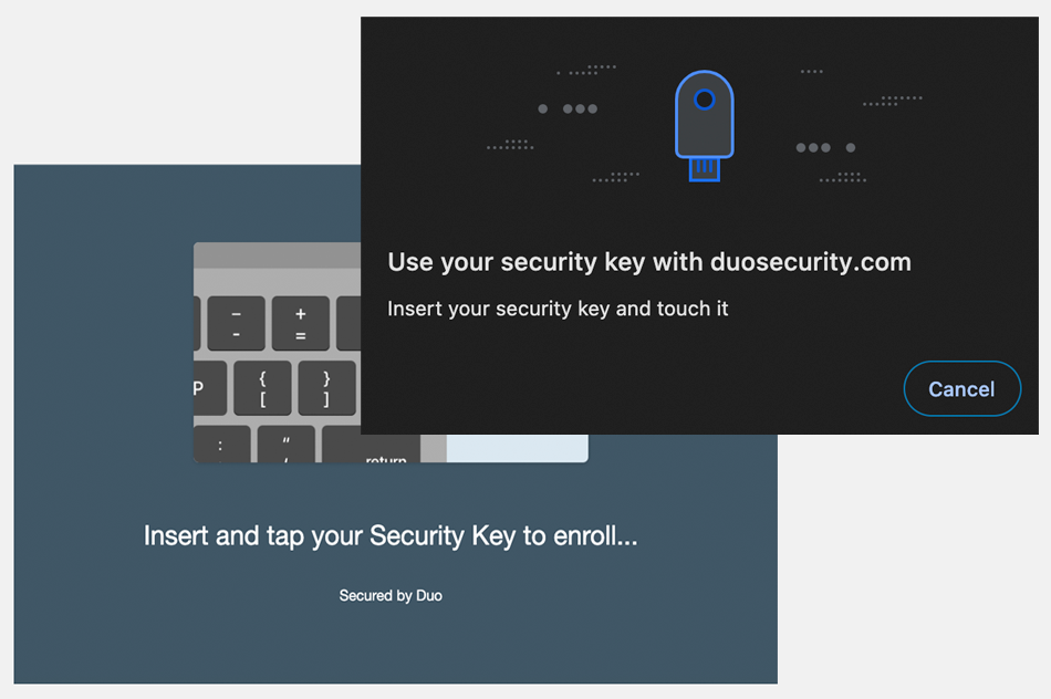 Browser Prompt for Security Key
