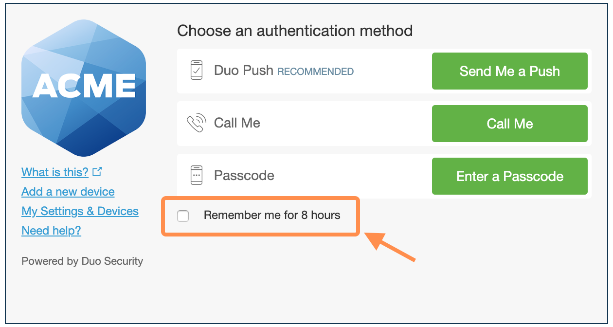 Use a Hardware Token with the Traditional Duo Prompt - Guide to Two-Factor  Authentication · Duo Security