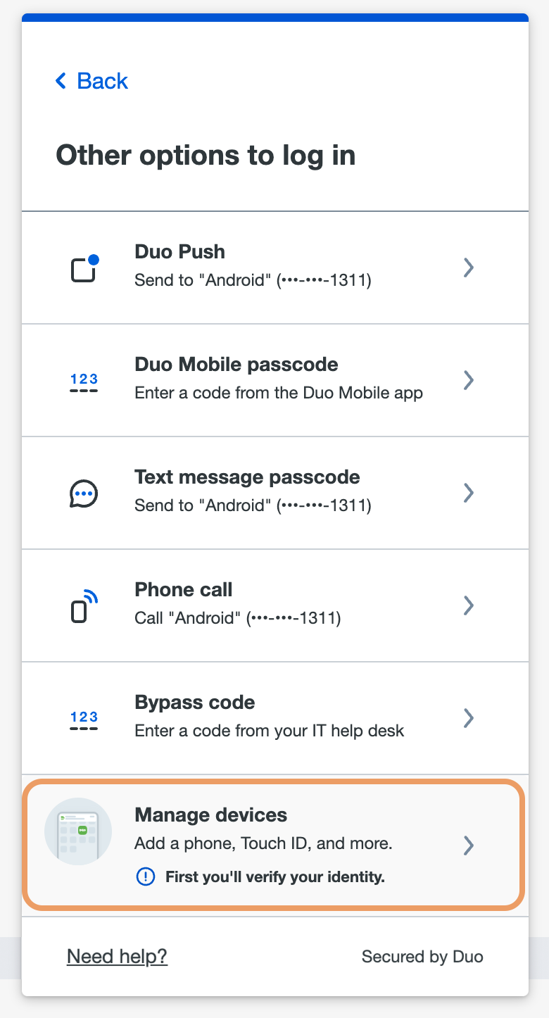 Universal Prompt Device Management