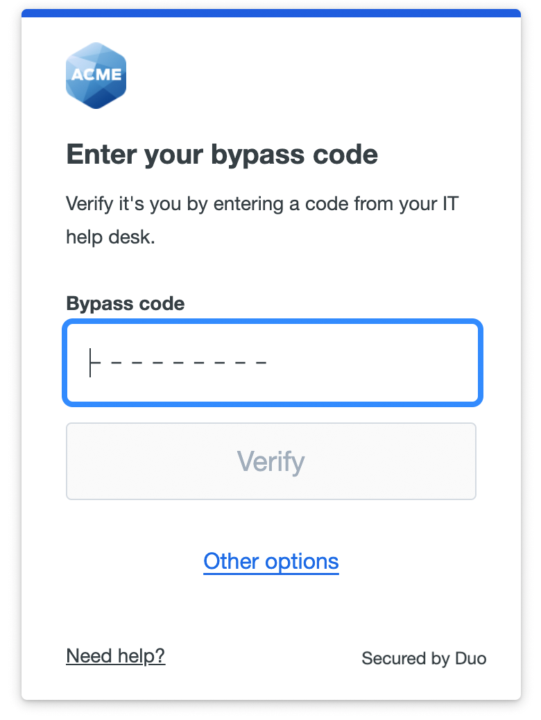 Bypass Code in Universal Prompt