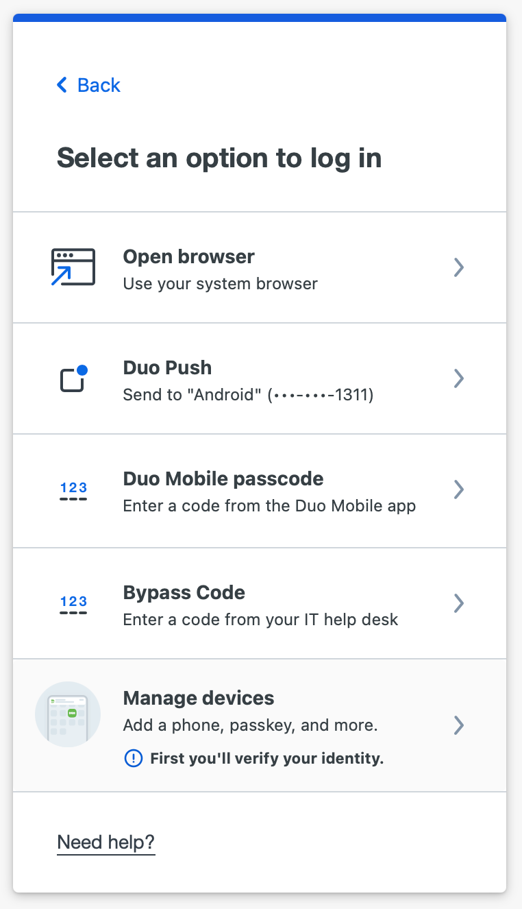 Open Browser Option in Universal Prompt